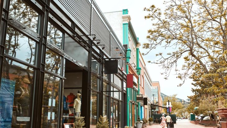 Small town storefronts